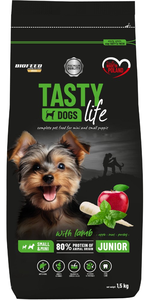 168-Karma-dla-szczeniat-Tasty-Dogs-Life-z-jagniecina.jpg Karma dla szczeniąt Tasty Dogs Life z jagnięciną