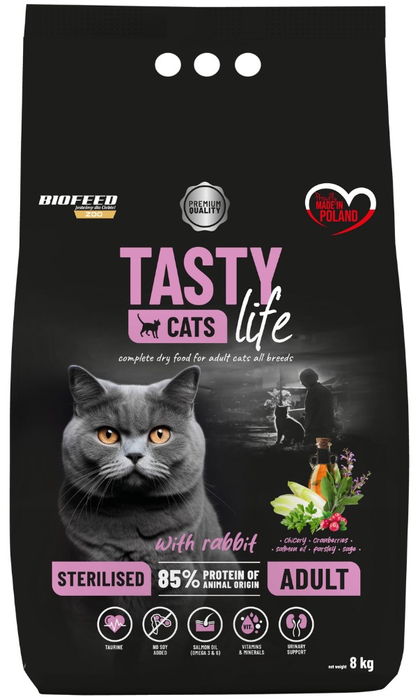176-Karma-dla-kotow-Tasty-Cats-Life-STERILISED-z-krolikiem.jpg Karma dla kotów Tasty Cats Life STERILISED z królikiem