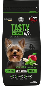 Karma dla psa Tasty Dogs Life z jagnięciną (mini i małe rasy)