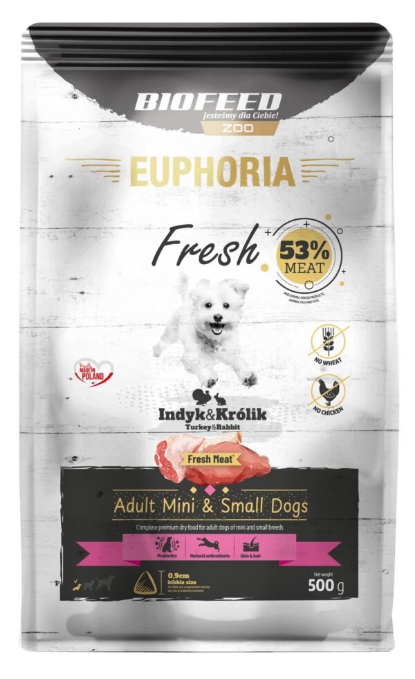 200-Karma-dla-psow-EUPHORIA-Fresh-z-indykiem-i-krolikiem-mini-i-male-rasy.jpg Karma dla psów EUPHORIA Fresh z indykiem i królikiem (mini i małe rasy)