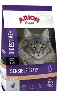 Arion Original Cat Sensible 32/19 Salmon -  Sucha Karma dla kota