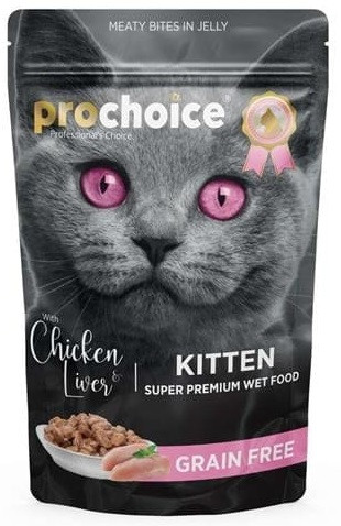 323-ProChoice-Kitten-Chicken-Liver-Mokra-karma-dla-kociat-kotek-w-ciazy-Kurczak-i-watrobka-drobiowa-w-galaretce-85g.jpg ProChoice Kitten Chicken & Liver - Mokra karma dla kociąt, kotek w ciąży - Kurczak i wątróbka drobiowa w galaretce 85g
