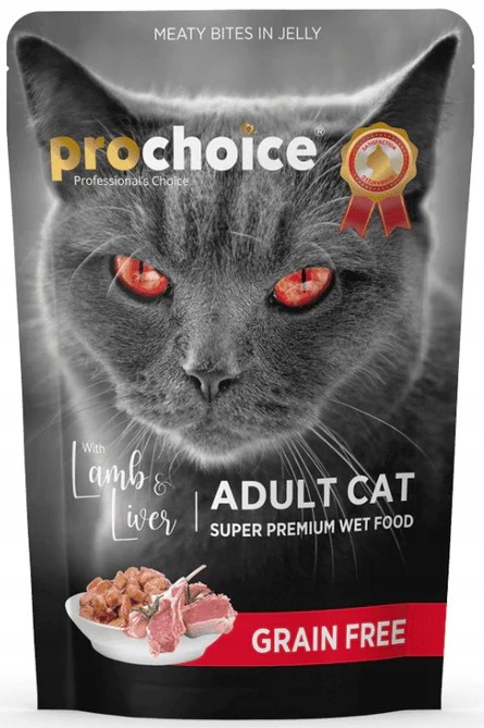 325-ProChoice-Adult-Cat-Lamb-Liver-Mokra-karma-dla-kota-w-saszetkach-jagniecina-i-watrobka-w-galarecie-85-g.jpg ProChoice Adult Cat Lamb & Liver - Mokra karma dla kota w saszetkach jagnięcina i wątróbka w galarecie 85 g