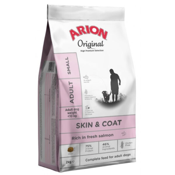 337-ARION-Original-Skin-and-Coat-Small-Breeds-Losos-Sucha-karma-dla-doroslych-psow-malych-ras.jpg ARION Original Skin and Coat Small Breeds Łosoś - Sucha karma dla dorosłych psów małych ras