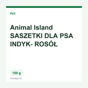 Animal island saszetki dla psa indyk 150g rosol