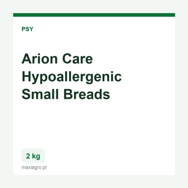 Arion care hypoallergenic small breads 2kg
