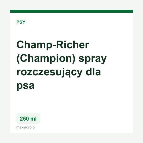 Champ richer champion spray rozczesujacy dla psa 250 ml