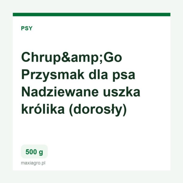 chrup-amp-go-przysmak-dla-psa-nadziewane-uszka-krolika-dorosly-500g Chrup amp go przysmak dla psa nadziewane uszka krolika dorosly 500g