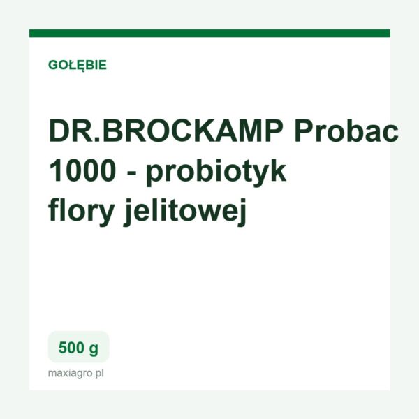 Dr brockamp probac 1000 probiotyk flory jelitowej 500g