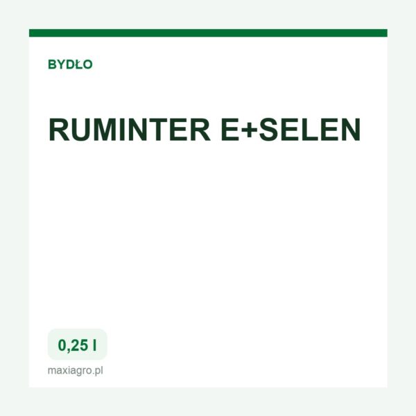 Ruminter e selen 0 25l
