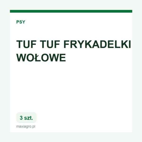 Tuf tuf frykadelki wolowe 3szt