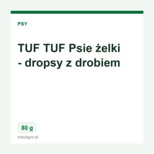 tuf-tuf-psie-zelki-dropsy-z-drobiem-80-g Tuf tuf psie zelki dropsy z drobiem 80 g