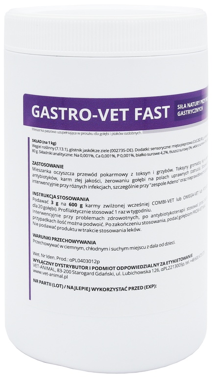 GASTRO VET FAST 400 g MaxiAgro