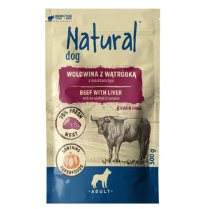 PUPIL NATURAL PIES WÓŁ/WĄTR. Z DYNIĄ 500G