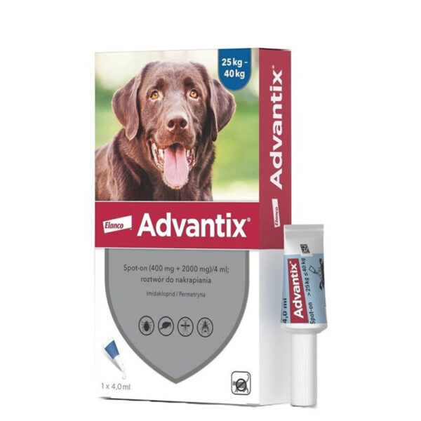 ADVANTIX SPOT ON 4ML,1 PIPETA *ROZTWÓR