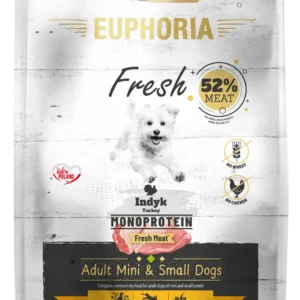 Pol pl Karma dla psow EUPHORIA Fresh Turkey Monoprotein mini i male rasy 0 5 kg 2640 1.webp