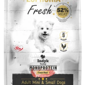 Pol pl Karma dla psow EUPHORIA Fresh Turkey Monoprotein mini i male rasy 2 kg 2641 1.webp
