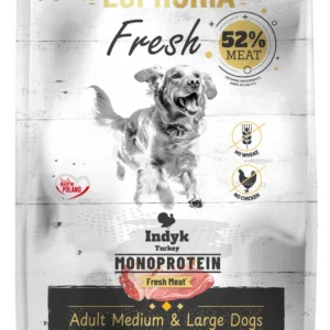 Pol pl Karma dla psow EUPHORIA Fresh Turkey Monoprotein srednie i duze rasy 2 kg 2653 1.webp