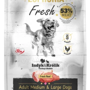 Pol pl Karma dla psow EUPHORIA Fresh z indykiem i krolikiem srednie i duze rasy 2 kg 2651 1.webp