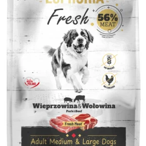 Pol pl Karma dla psow EUPHORIA Fresh z wieprzowina i wolowina srednie i duze rasy 2 kg 2655 1.webp